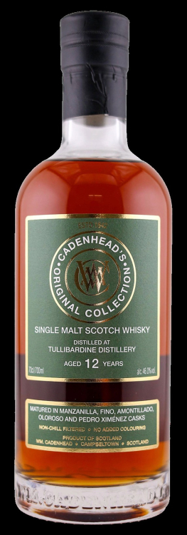 Tullibardine 12 Jahre Cadenhead’s Spectrum Series No. 1 - Matured in PX, Oloroso, Fino, Amontillado & Manzanilla Sherry Casks